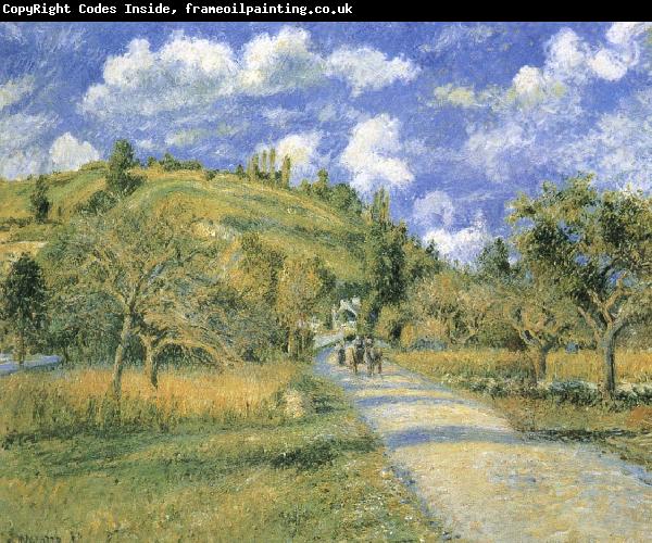 Camille Pissarro Road and hills